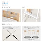 温かみのある天然木ロフトベッド (高さ162cm NA) 18枚目画像