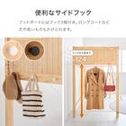 温かみのある天然木ロフトベッド (高さ162cm LBR) 15枚目画像