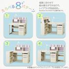 くみあわせデスク(DL02 WW/TBL デスクライト付き) 8枚目画像