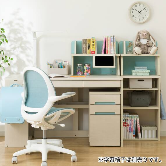 くみあわせデスク(DL02 WW/TBL デスクライト付き) 10枚目画像