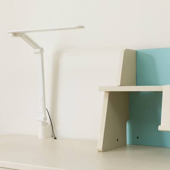 くみあわせデスク(DL02 WW/TBL デスクライト付き) 11枚目画像