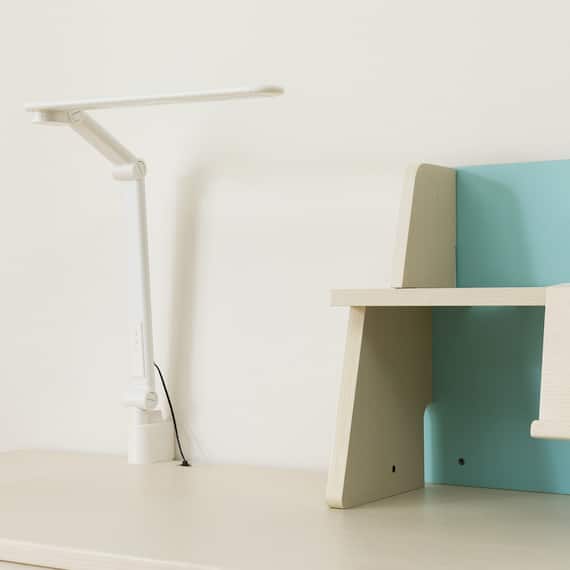 くみあわせデスク(DL02 WW/TBL デスクライト付き) 11枚目画像