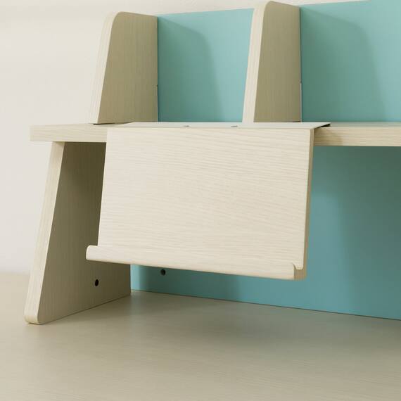 くみあわせデスク(DL02 WW/TBL デスクライト付き) 12枚目画像