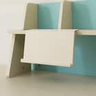 くみあわせデスク(DL02 WW/TBL デスクライト付き) 12枚目画像