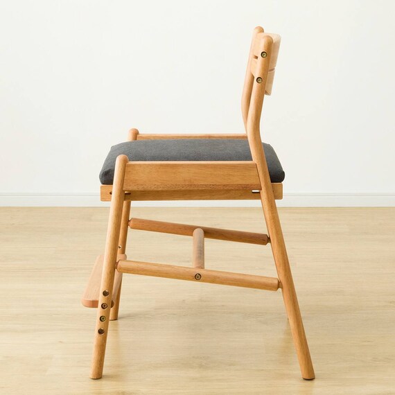 キッズチェア(HH04 LBR/GY) 9枚目画像