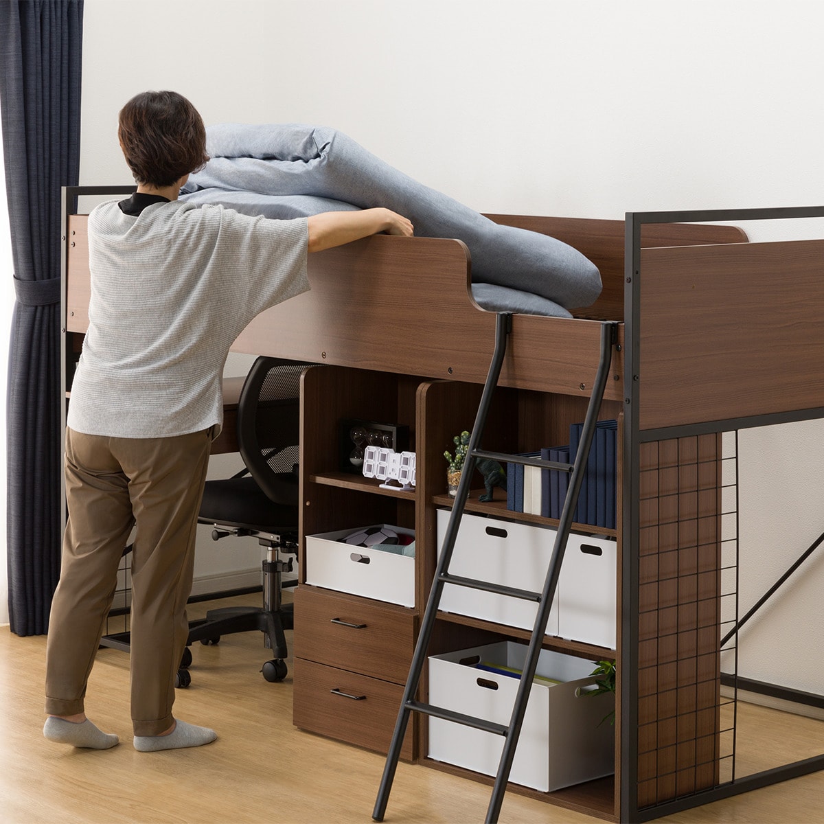ニトリ ロフトベット ｛システムベット・デスク・デニッシュA