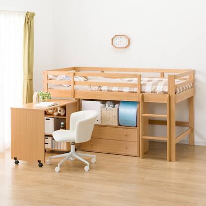 システムベッドデスク (XS01 LBR)通販 | ニトリネット【公式】 家具  