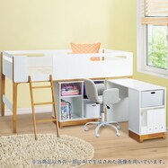 システムベッドデスク(LS02 WH)