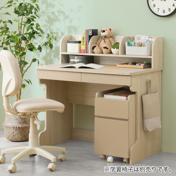 スタンダードデスク ワゴン付き (RH01 WW/BE) 1枚目画像