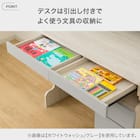 スタンダードデスク ワゴン付き (RH01 WW/BE) 3枚目画像