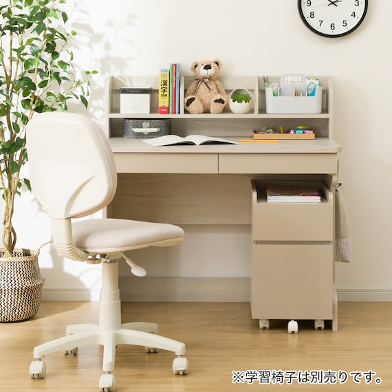 スタンダードデスク ワゴン付き (RH01 WW/BE) 6枚目画像