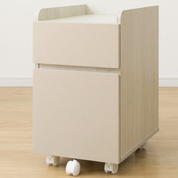 スタンダードデスク ワゴン付き (RH01 WW/BE) 10枚目画像