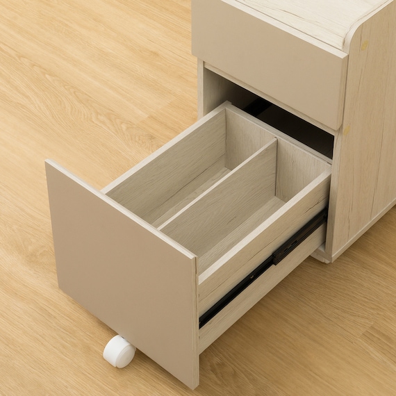 スタンダードデスク ワゴン付き (RH01 WW/BE) 13枚目画像