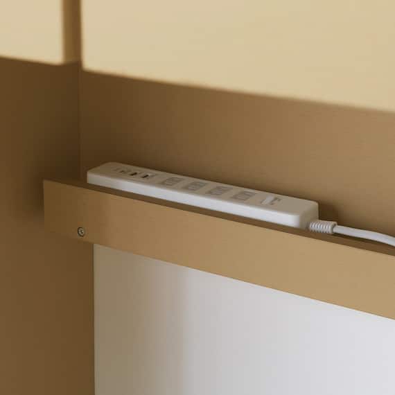 ハイデスク ワゴン付き (KT01 LBR) 11枚目画像