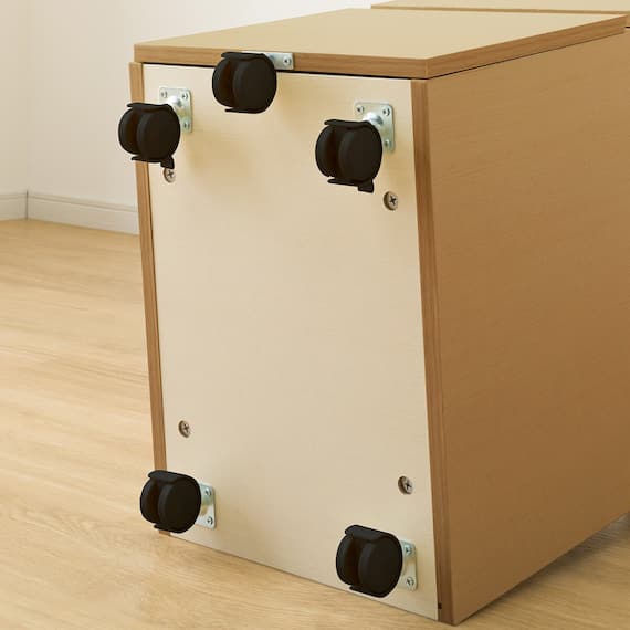 ハイデスク ワゴン付き (KT01 LBR) 18枚目画像