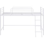 スチールミドルベッド(MB02 WH) 3枚目画像