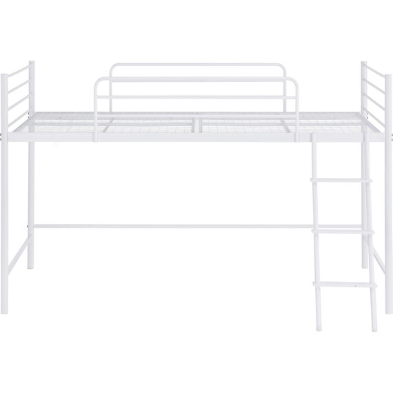 スチールミドルベッド(MB02 WH) 3枚目画像