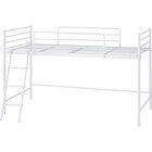 スチールミドルベッド(MB02 WH) 5枚目画像