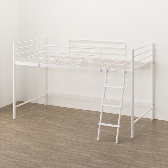 スチールミドルベッド(MB02 WH) 7枚目画像