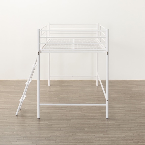 スチールミドルベッド(MB02 WH) 8枚目画像