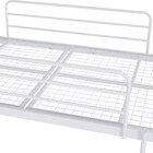 スチールミドルベッド(MB02 WH) 9枚目画像