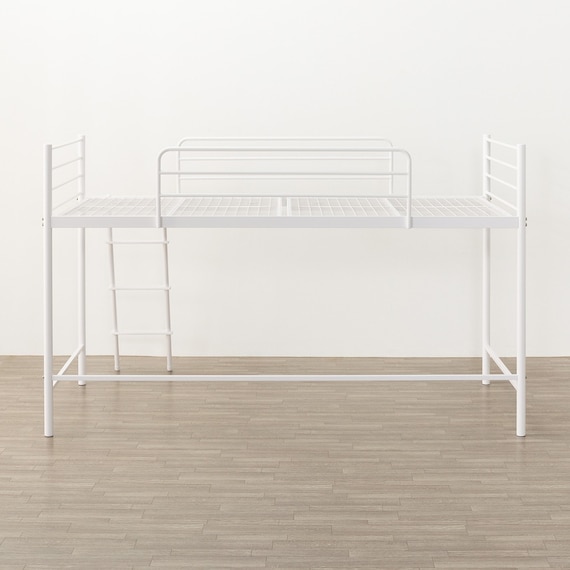 スチールミドルベッド(MB02 WH) 9枚目画像