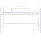 スチールミドルベッド(MB02 WH) 12枚目画像