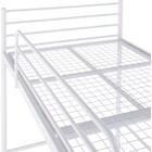 スチールミドルベッド(MB02 WH) 13枚目画像