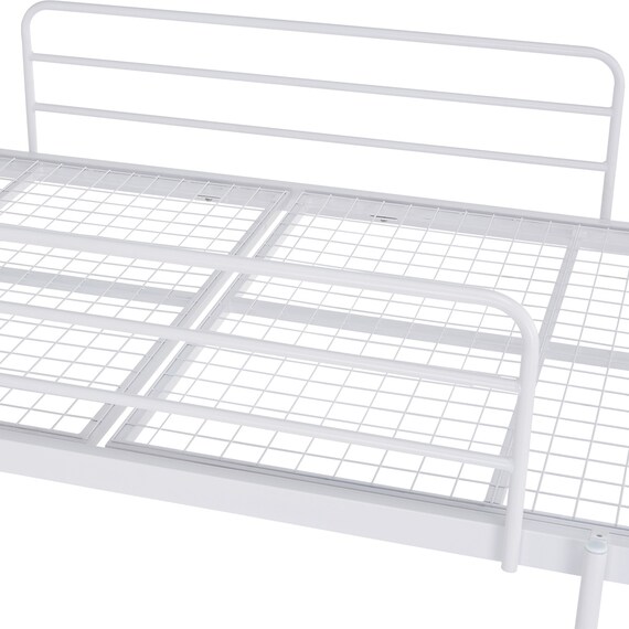 スチールミドルベッド(MB02 WH) 14枚目画像