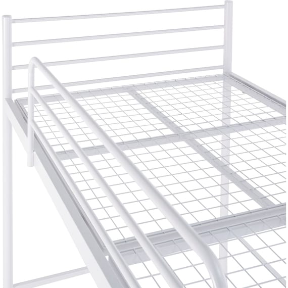 スチールミドルベッド(MB02 WH) 16枚目画像