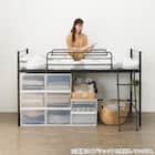 スチールミドルベッド(MB02 WH) 21枚目画像