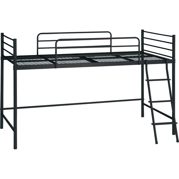 スチールミドルベッド(MB02 BK) 2枚目画像