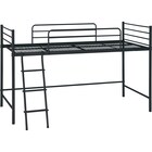 スチールミドルベッド(MB02 BK) 6枚目画像