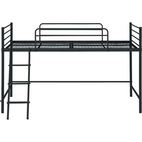 スチールミドルベッド(MB02 BK) 7枚目画像