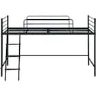 スチールミドルベッド(MB02 BK) 15枚目画像