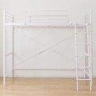 スチールハイベッド(HB02 WH) 3枚目画像