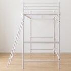 スチールハイベッド(HB02 WH) 6枚目画像