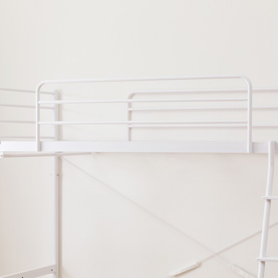 スチールハイベッド(HB02 WH) 8枚目画像