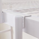 スチールハイベッド(HB02 WH) 12枚目画像