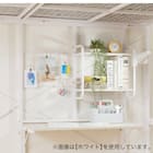 スチールハイベッド + 棚付きデスクセット (HB02 BK) 8枚目画像