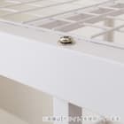 スチールハイベッド + 棚付きデスクセット (HB02 BK) 14枚目画像