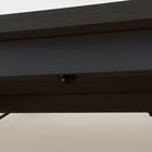 スチールハイベッド + コの字デスクセット (HB02 BK) 14枚目画像