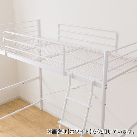 スチールハイベッド(HB02 BK) 7枚目画像