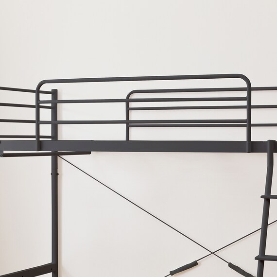 スチールハイベッド(HB02 BK) 8枚目画像