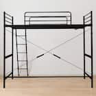 スチールハイベッド(HB02 BK) 9枚目画像