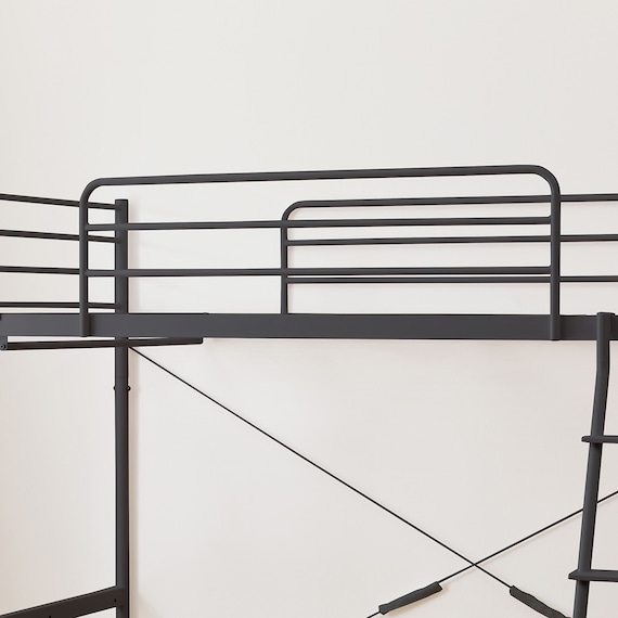 スチールハイベッド(HB02 BK) 12枚目画像