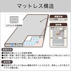 システムベッド + マットレスセット デスクライト付き (デニッシュ25N RD23X WW/WH) 34枚目画像