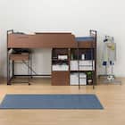 システムベッドデスク(デニッシュ25N デスクライト付きMBR/BK) 15枚目画像