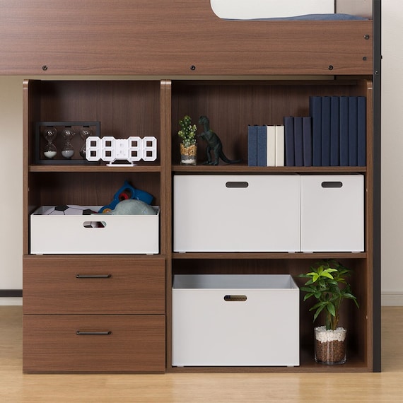 システムベッドデスク(デニッシュ25N デスクライト付きMBR/BK) 18枚目画像