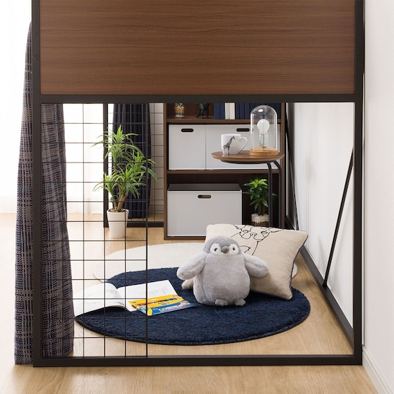 システムベッドデスク(デニッシュ25N デスクライト付きMBR/BK) 20枚目画像